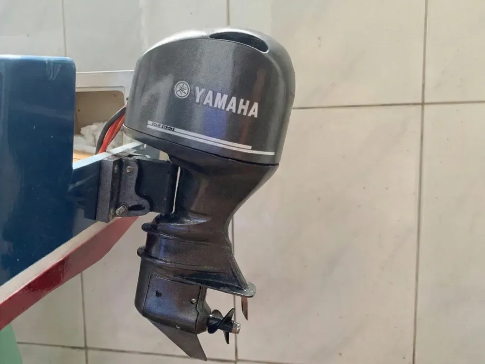 Motor fueraborda y sistema de propulsión para barcos RC, vista 1
