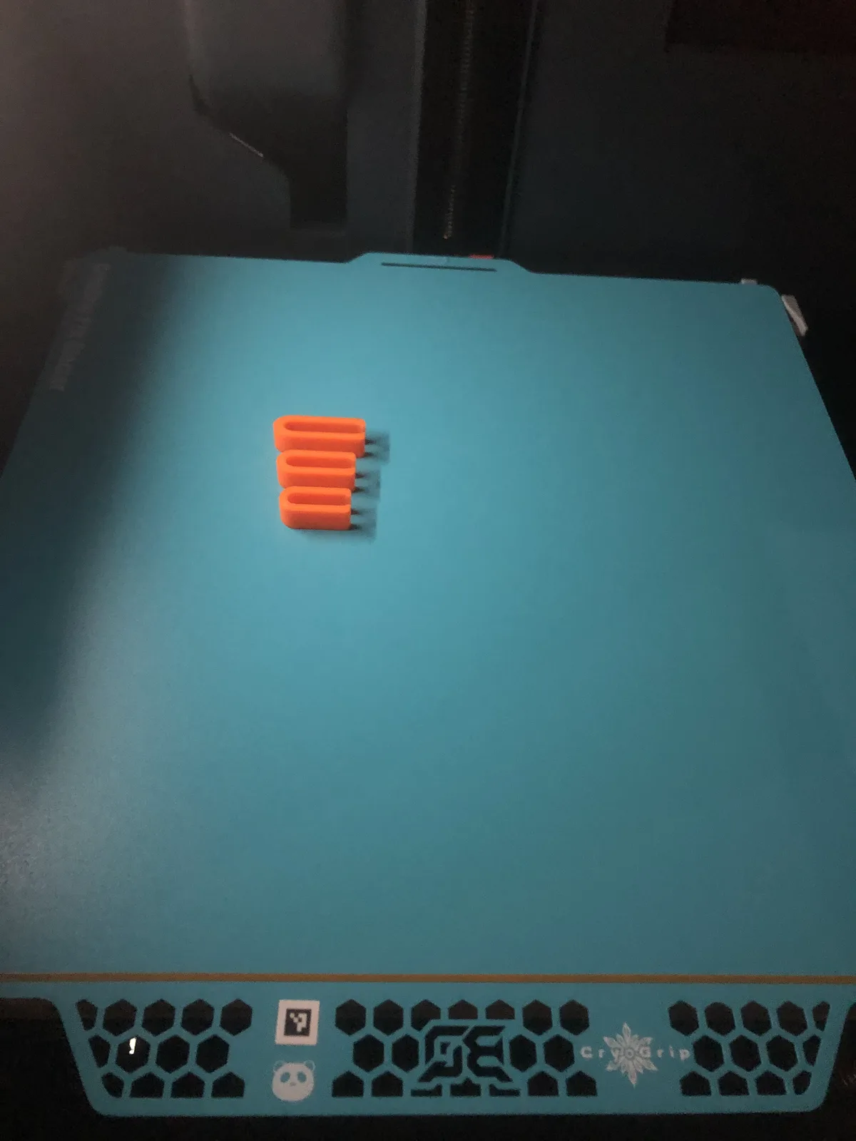 Clip organizador de cables para impresión 3D, vista 3