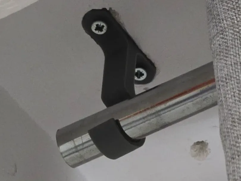 Soporte de cortina para impresión 3D, vista 1