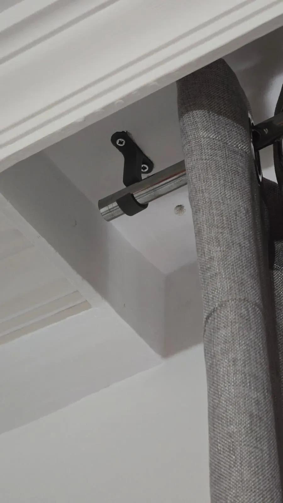 Soporte de cortina para impresión 3D, vista 3
