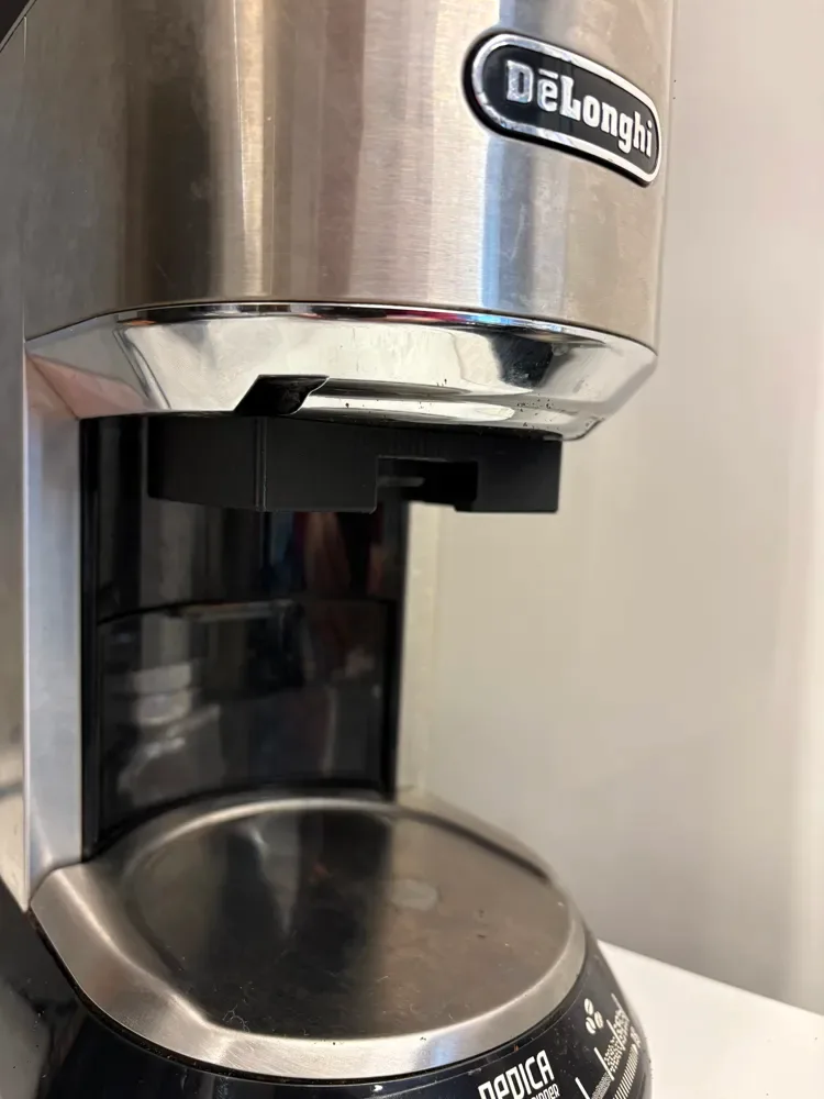 Adaptador DeLonghi para molinillo de café para impresión 3D, vista 1