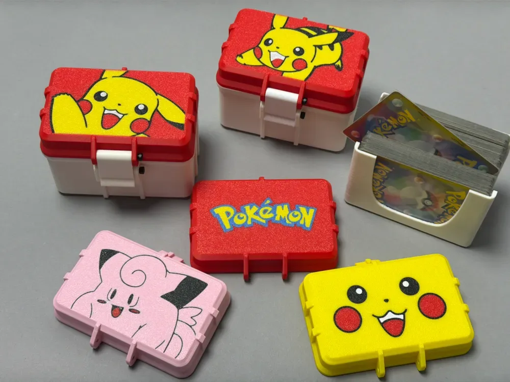Estuche para barajas de JCC Pokémon para impresión 3D, vista 1