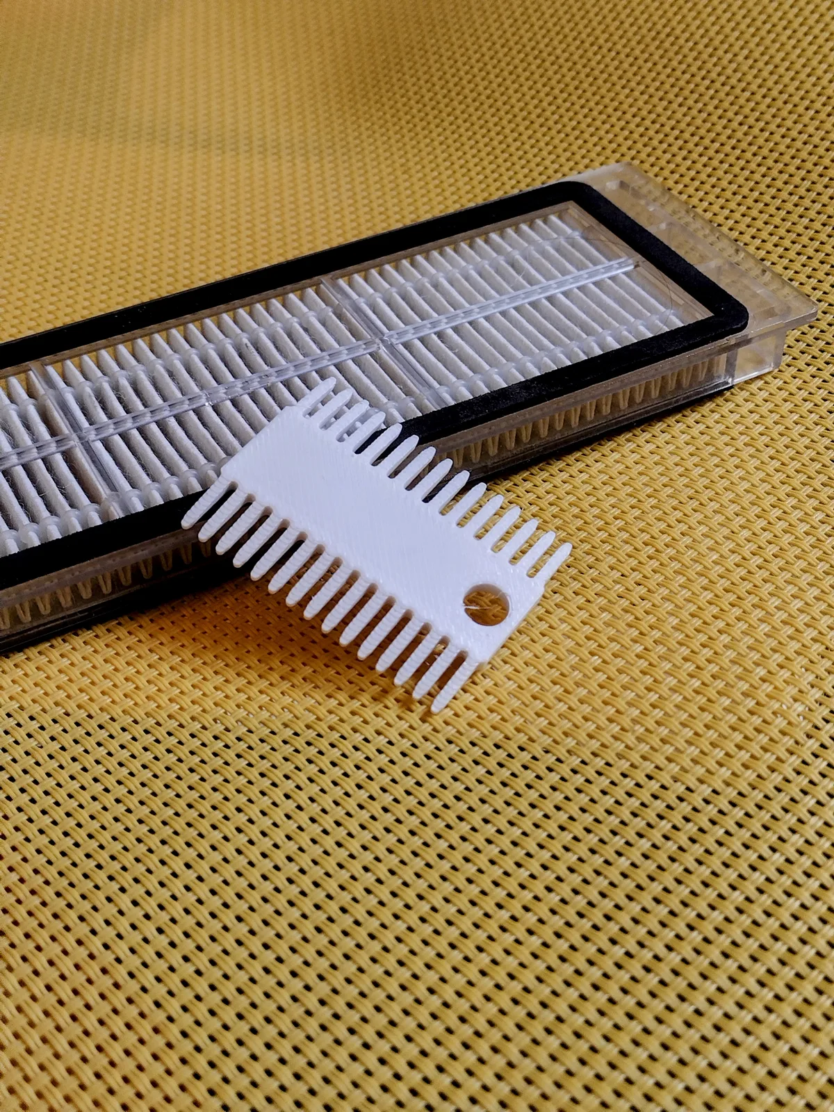 Herramienta de limpieza de filtro Roborock de doble cara (HEPA, S5) para impresión 3D, vista 3