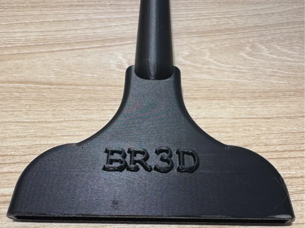 Raspador acrílico para acuarios para impresión 3D, vista 1