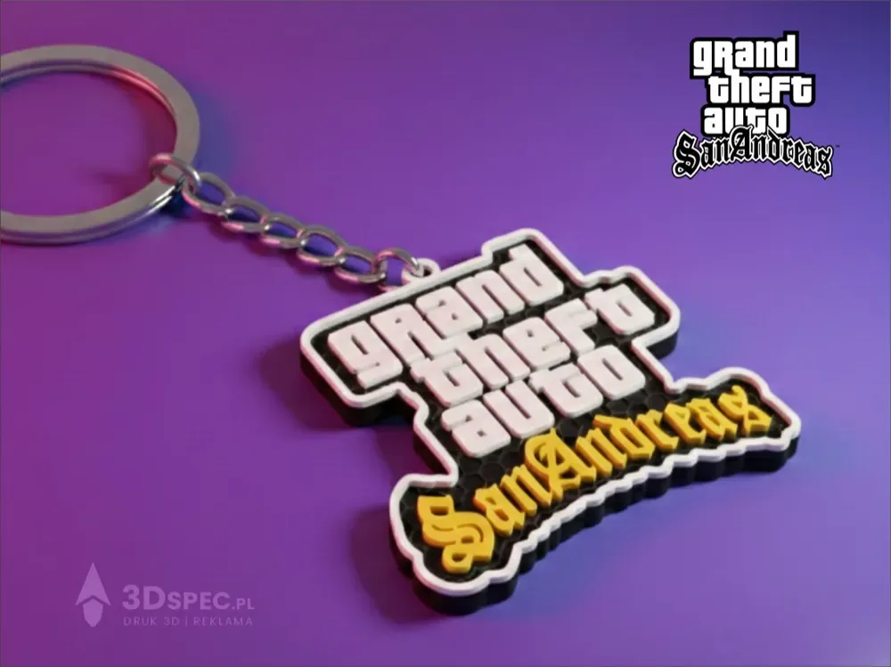 Llavero GTA San Andreas, vista 1