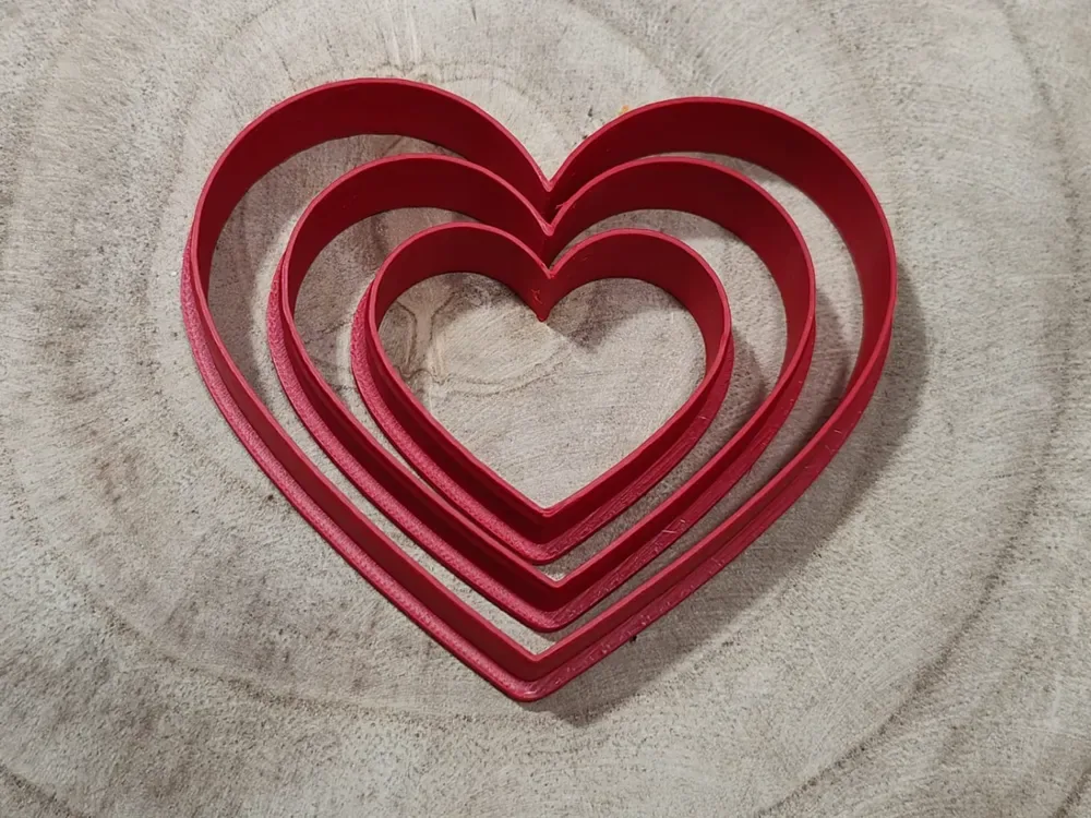 Juego de cortadores de corazones - 4/6/8 cm, vista 1
