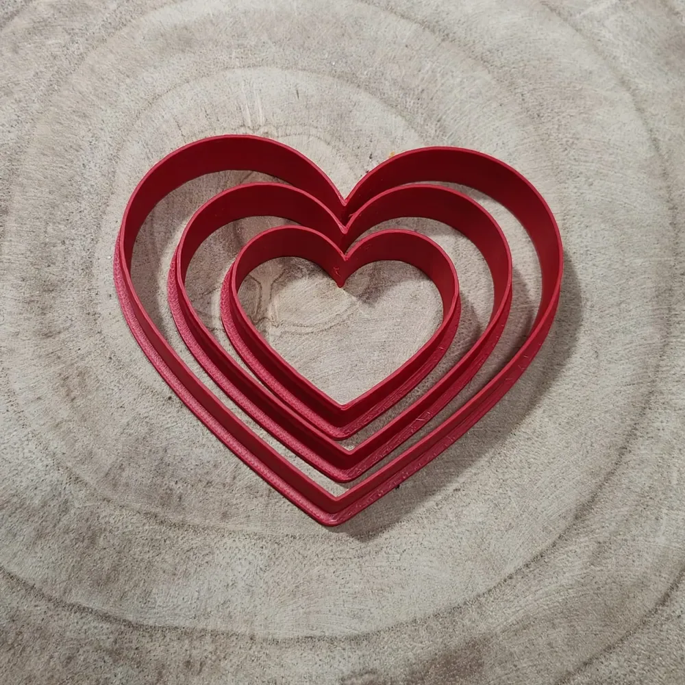 Juego de cortadores de corazones - 4/6/8 cm, vista 2