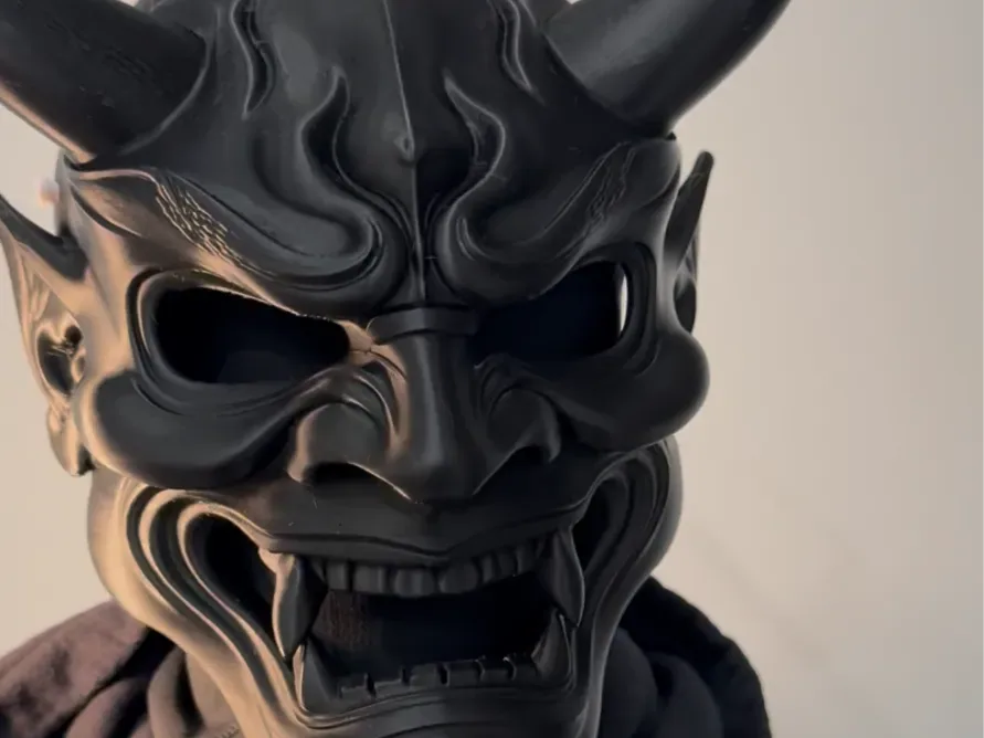 Colección de máscaras portátiles | Máscara Oni (actualizada), vista 1