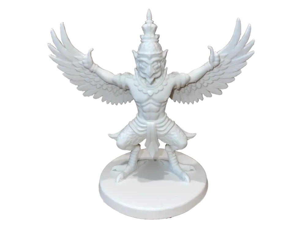 Modelo de estatuilla de Garuda.,pl, vista 1