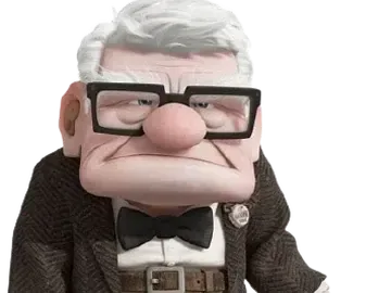 Carl Fredricksen ARRIBA, vista 1