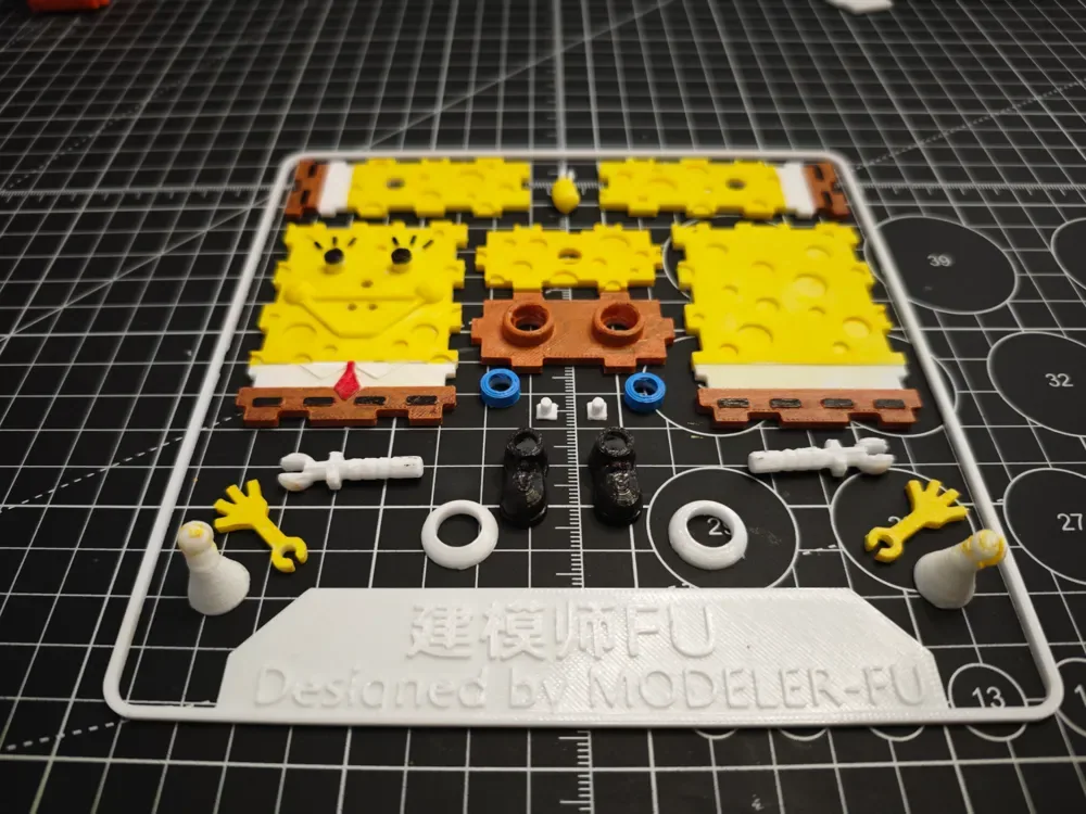 Tarjeta KIT Bob Esponja para montar Bob Esponja Pantalones Cuadrados,zh-CN, vista 3