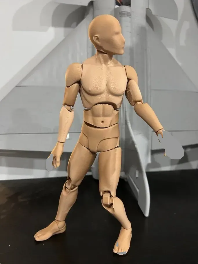 PLA-Boy, 1.0 - Maniquí de artista articulado, vista 2
