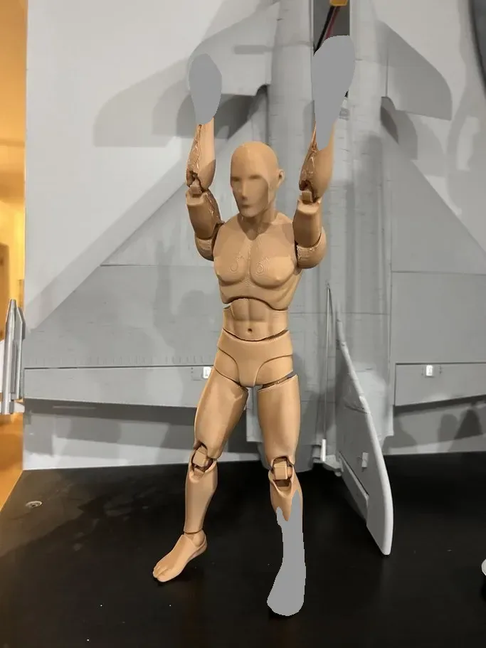 PLA-Boy, 1.0 - Maniquí de artista articulado, vista 3