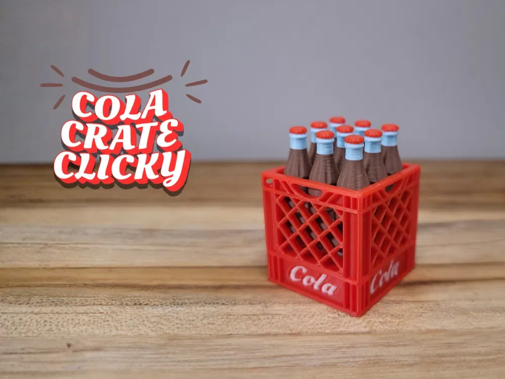Caja de cola Clicky, vista 1