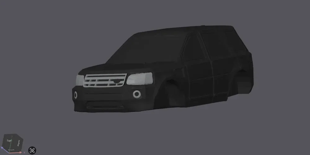 Land Rover Freelander 2 CyberBrick RC solo con carrocería, vista 2