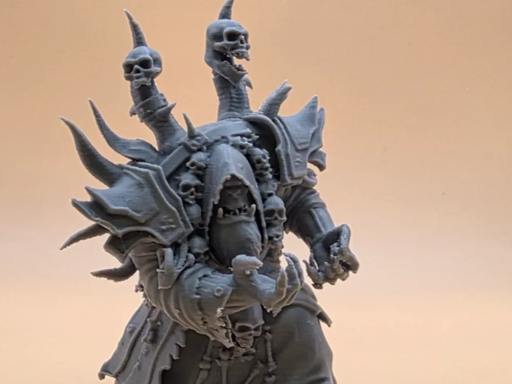 Gul'dan – Brujo de llamas viles (inspirado en WoW), vista 1