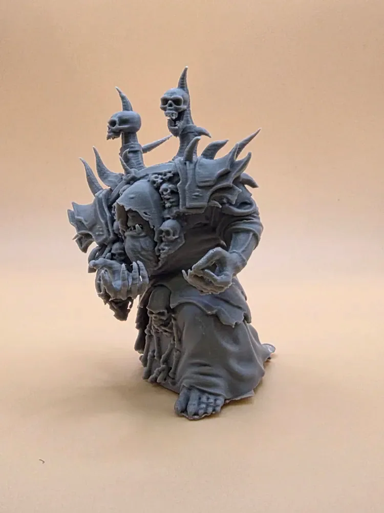 Gul'dan – Brujo de llamas viles (inspirado en WoW), vista 3