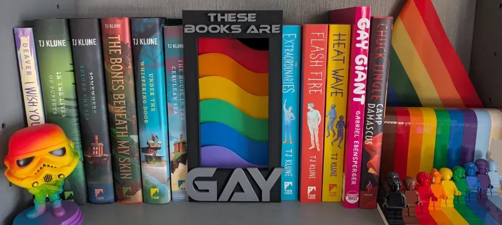 Estos libros - Rincón de la bandera del arco iris, vista 2