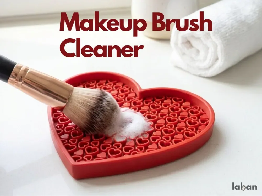 Limpiador de brochas de maquillaje - Corazón, vista 1