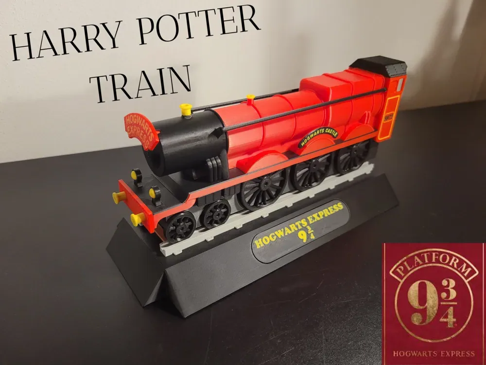 Réplica locomotora Harry Potter - Hogwarts Express, vista 1