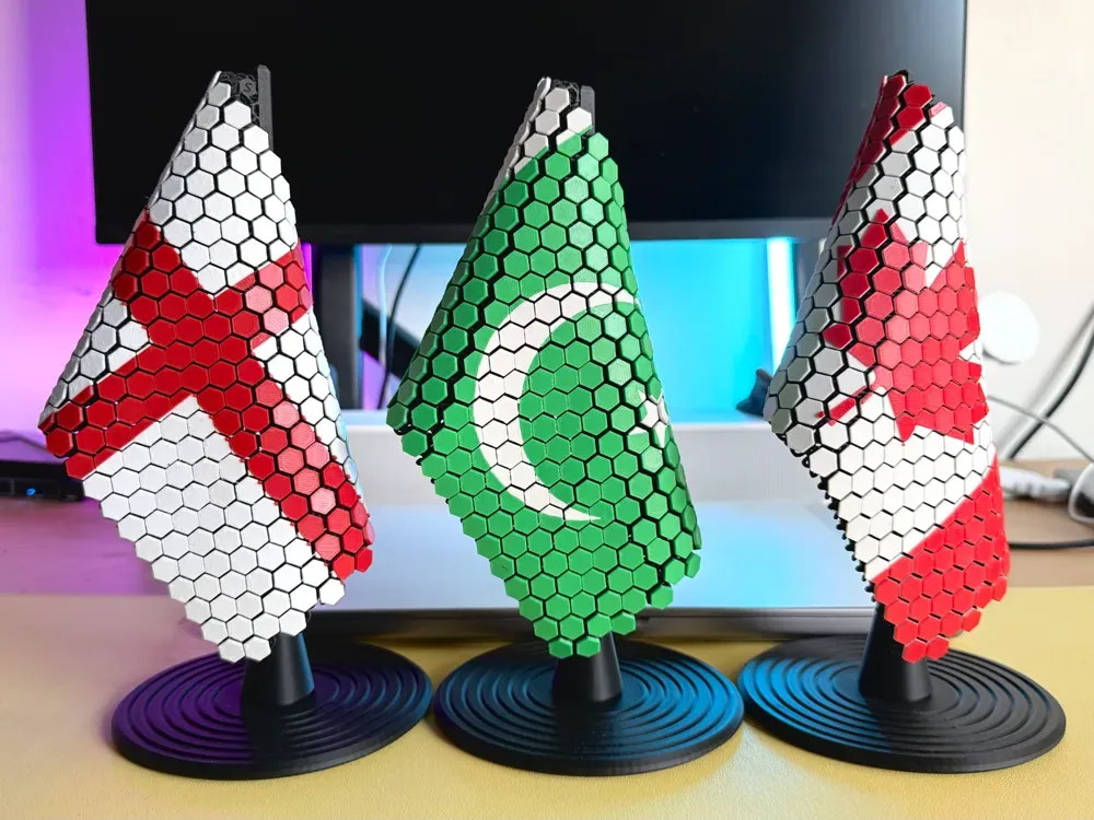 Banderas del mundo estilo tela FlexWeave (v2.0), vista 1