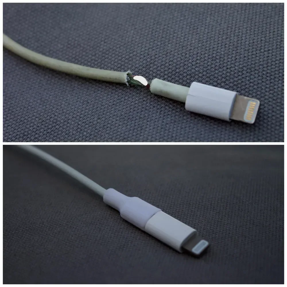 Reparación y protección de cables para Apple iPhone y Samsung [lightning+usbc] para impresión 3D, vista 2