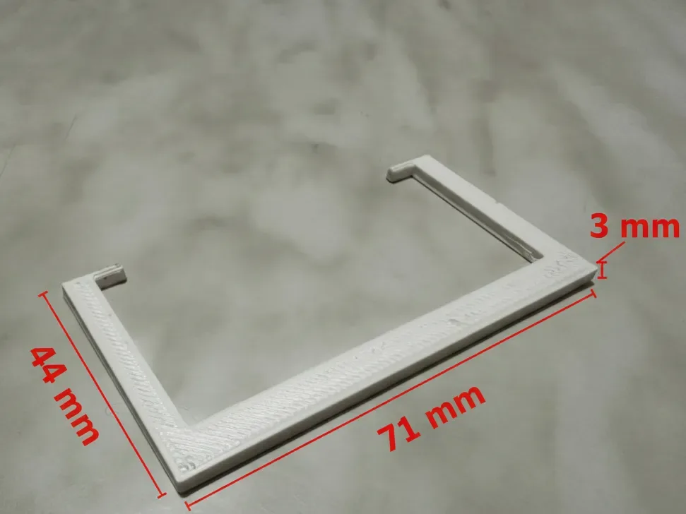Manija del congelador para impresión 3D, vista 1