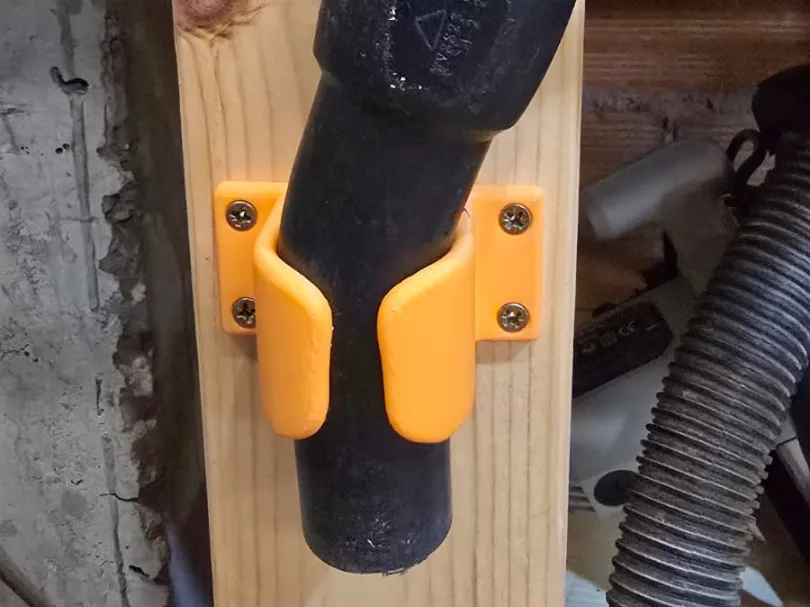 Soporte para tubo de aspiradora para impresión 3D, vista 1