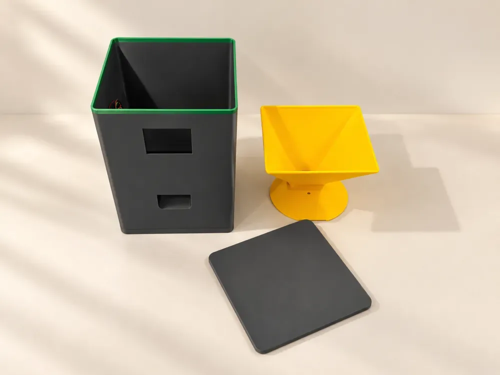 Comedero para mascotas para impresión 3D, vista 3