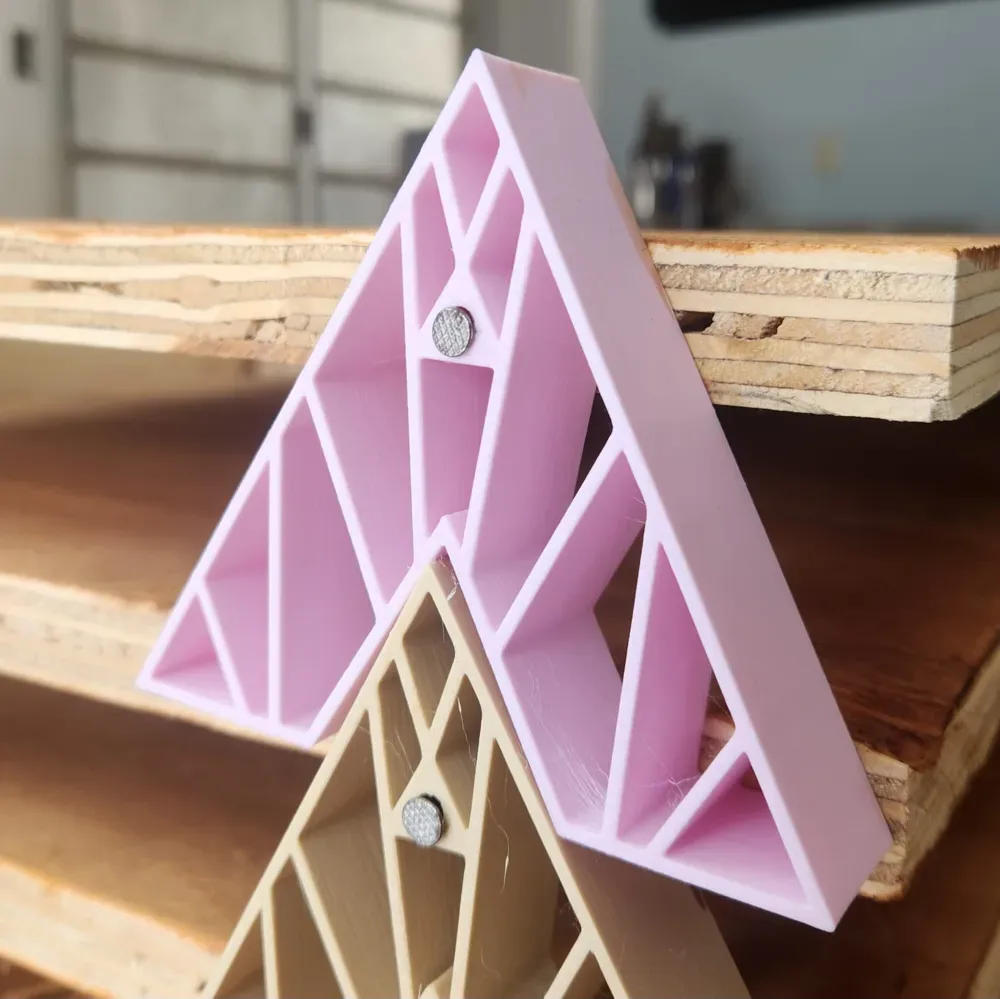 Triángulo Apilable para pintar para impresión 3D, vista 3