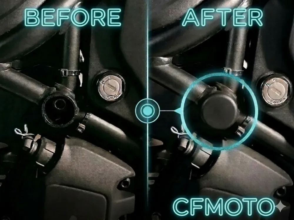 Enchufe de cuadro CFMOTO para impresión 3D, vista 1