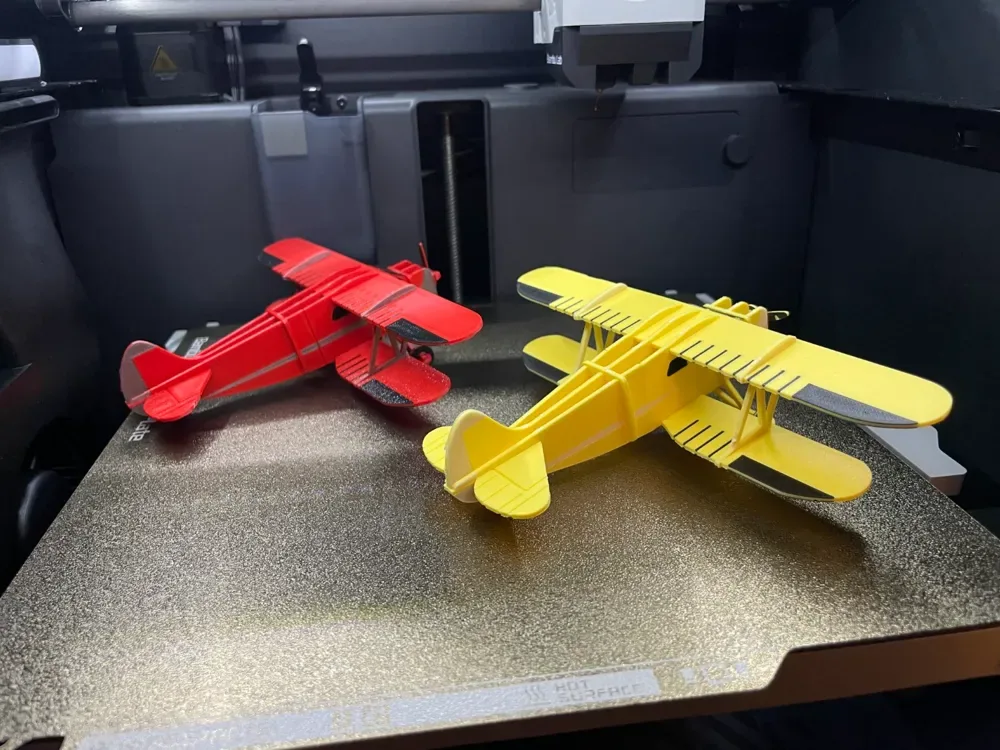 Tarjeta de kit de biplano (Waco YKS-6) - ¡Regalo de Navidad!, vista 2