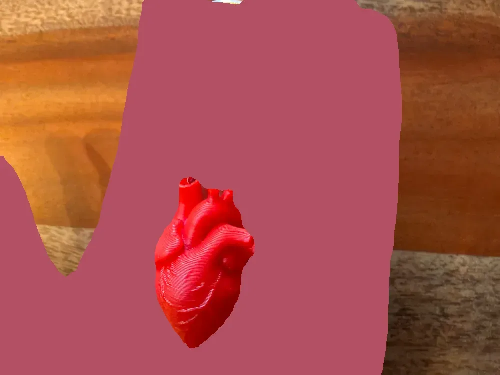 Corazón Anatómico - Llavero, vista 1