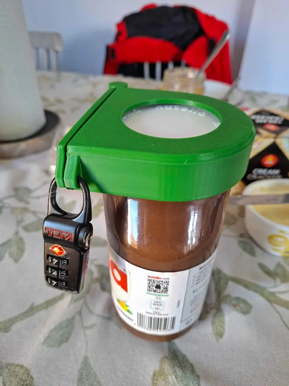 Dispositivo antirrobo Nutella, vista 3