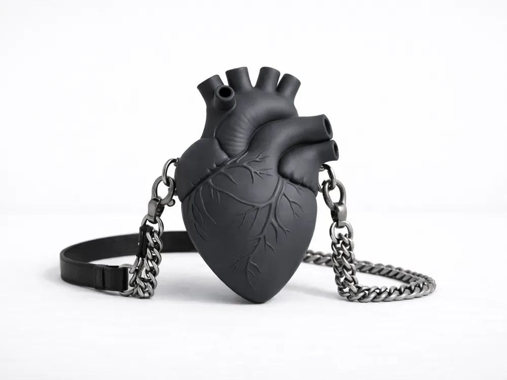 Bolso Corazón Anatómico, vista 1