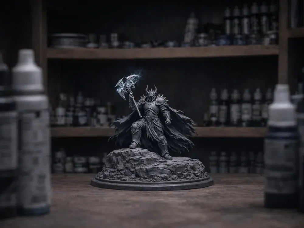 Líder del Caballero de la Muerte de Fantasía, vista 1