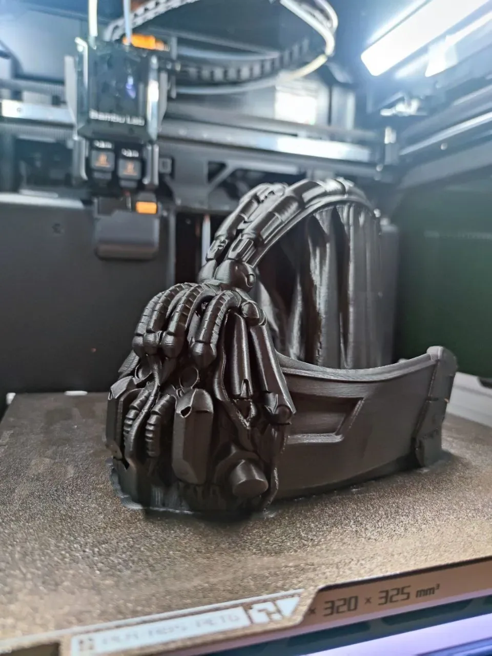 Máscara de Bane - Modelo imprimible en 3D, vista 2