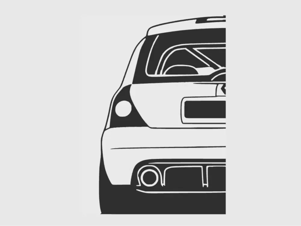 Renaul clio 2d Rear, vista 1