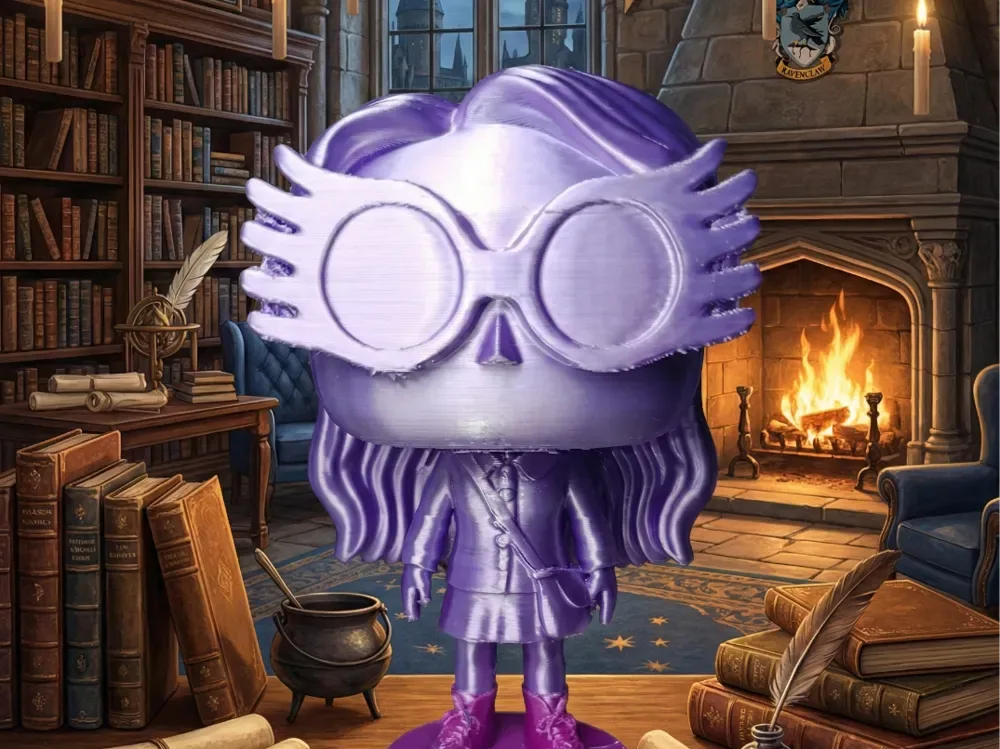 Luna Lovegood chibi y sus gafas locas,fr, vista 1