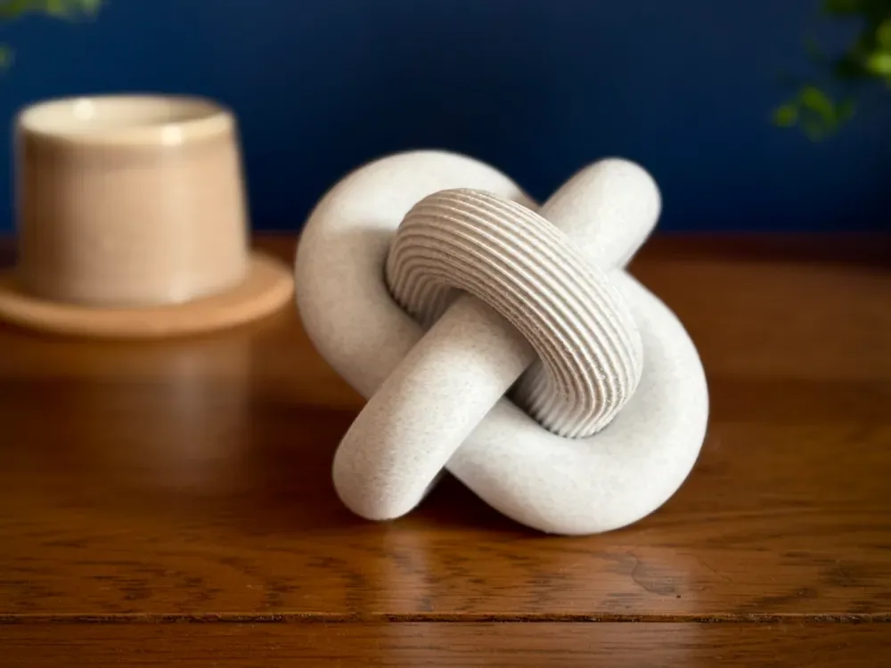 Adorno casero minimalista - Escultura de estilo Japandi, vista 1