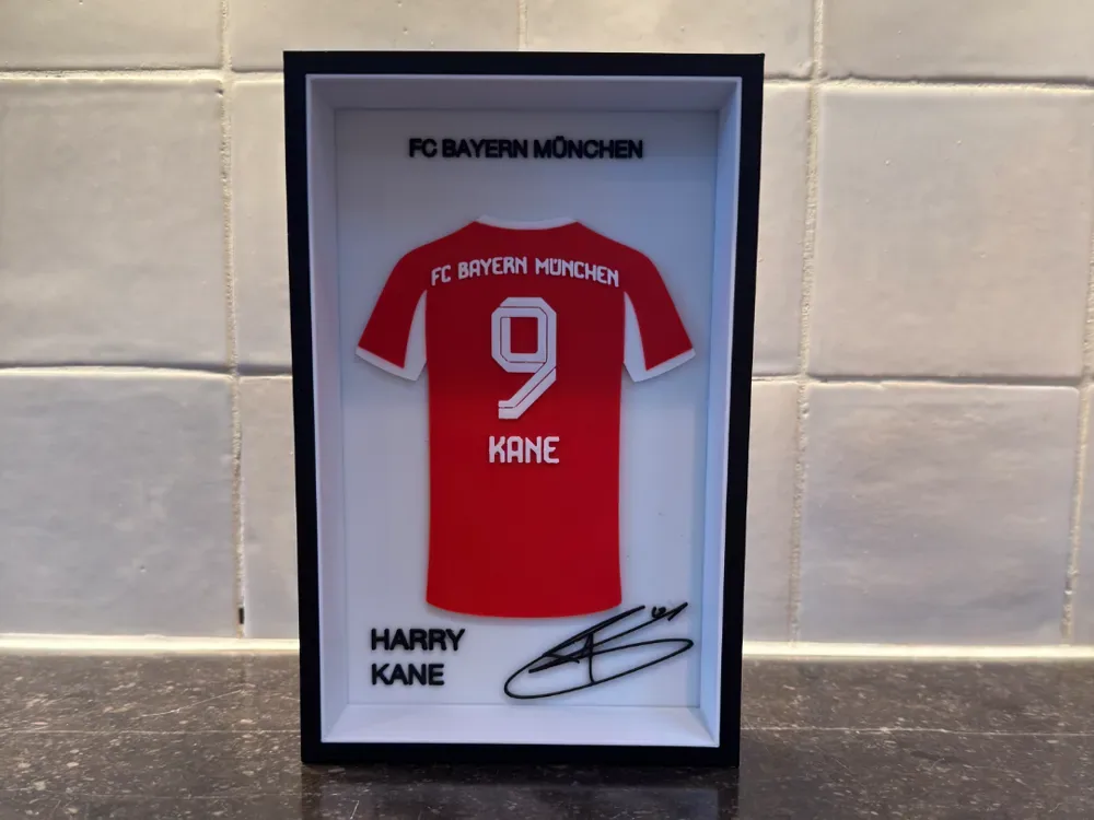 Harry Kane - FC Bayern München - Marco de camiseta, vista 1