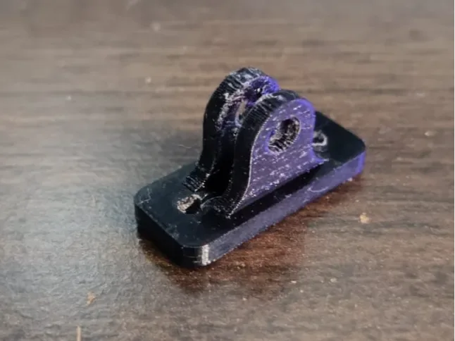 Adaptador de luz para bicicleta GOPRO de 25 mm para impresión 3D, vista 1