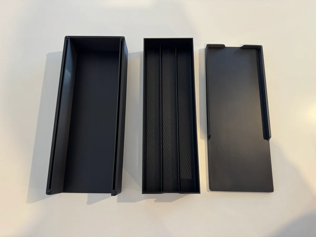 Soporte Nespresso Pixie delgado con cajón para cápsulas para impresión 3D, vista 2
