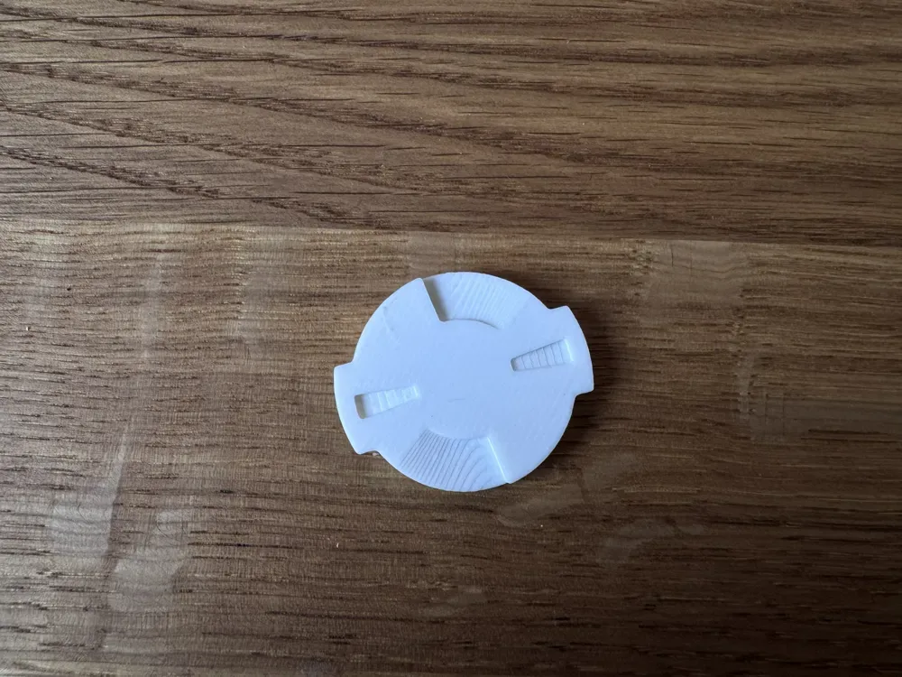 Montaje de elemento Wahoo macho para impresión 3D, vista 3