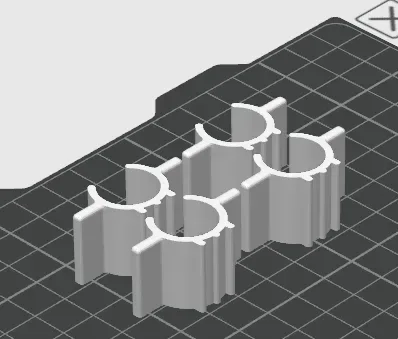 Reemplazo de montaje rápido del pie del tendedero para impresión 3D, vista 2