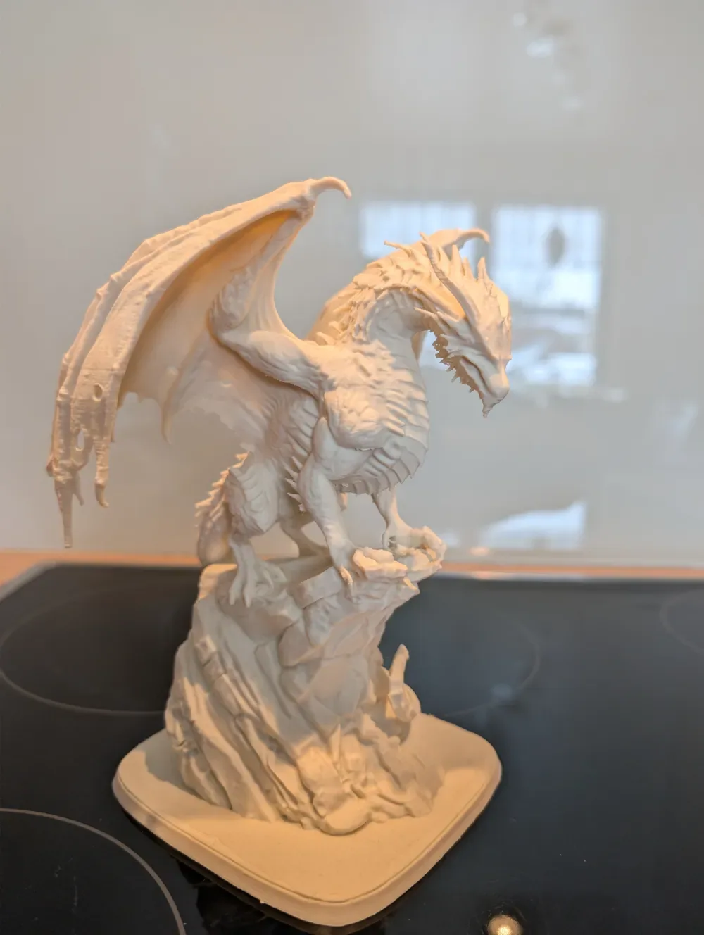Silvanus - El dragón antiguo (estatua de alto detalle), vista 2