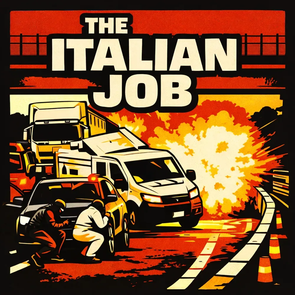 El trabajo italiano, vista 2