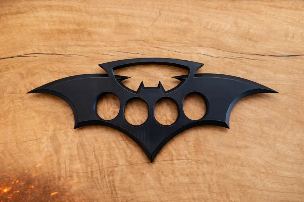 Batarang Batman Nudillos de latón / Plumeros de nudillos, vista 2