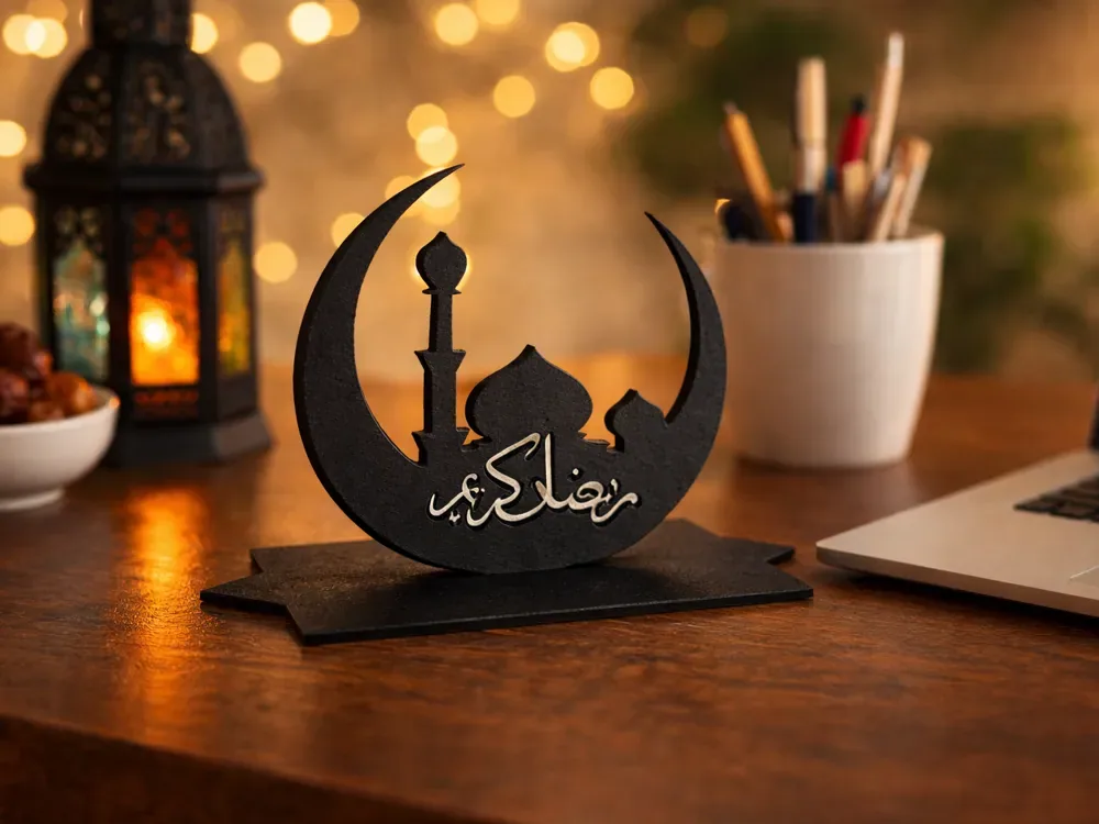 Decoración de escritorio Ramadan Kareem Crescent Moon - Ramazan, vista 1