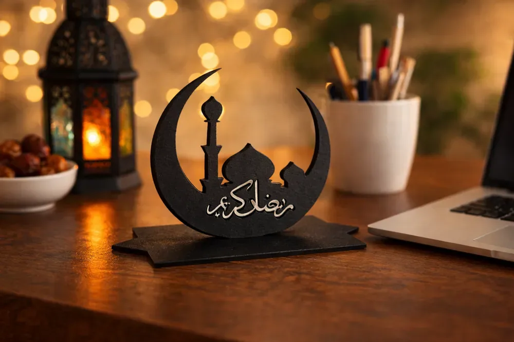 Decoración de escritorio Ramadan Kareem Crescent Moon - Ramazan, vista 2